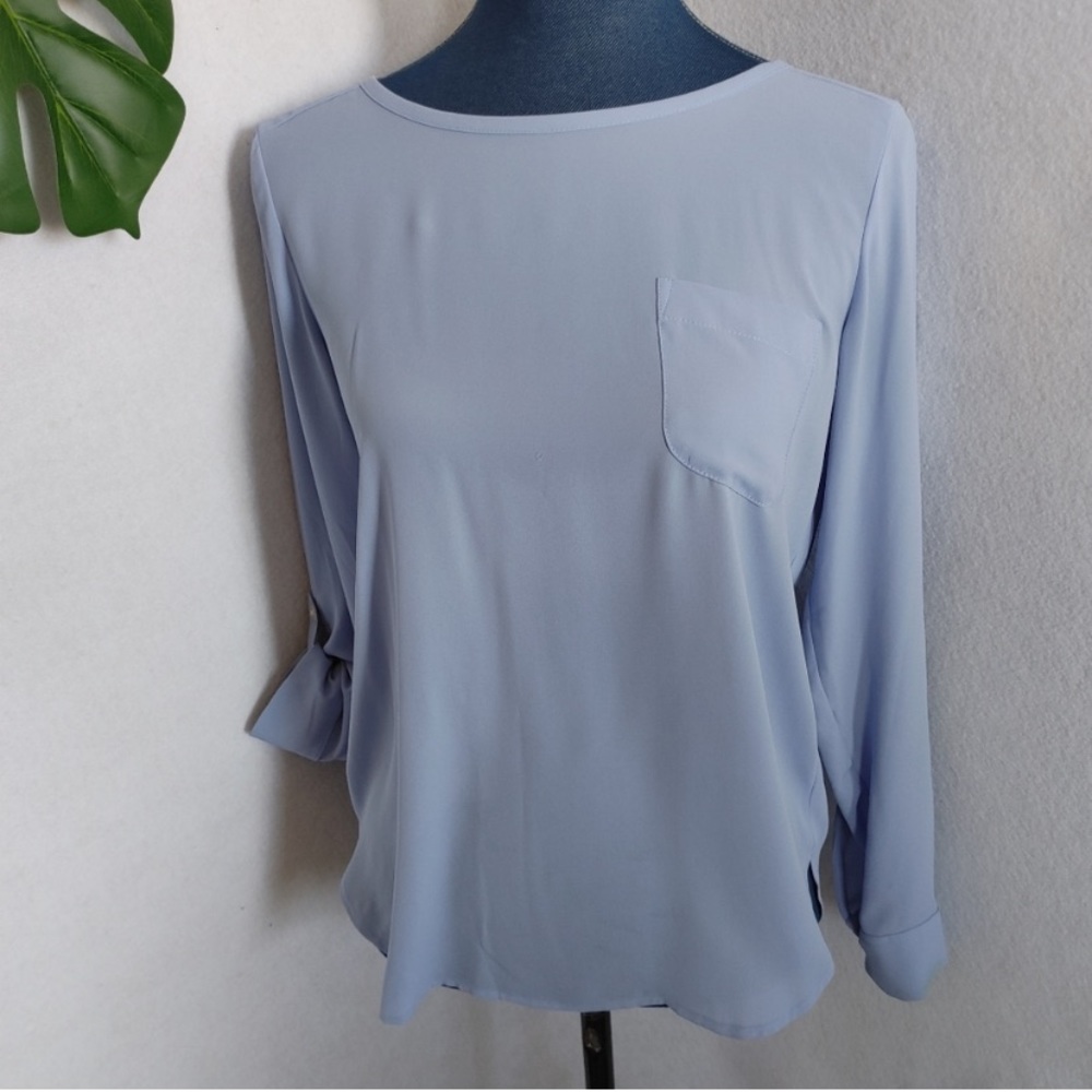 Blue sheer Loft Top